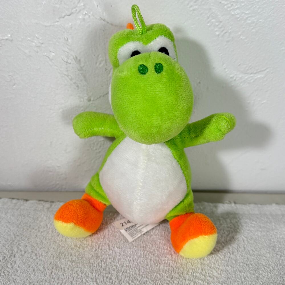 Super Mario World Plush‎ Green Yoshi Soft Toy Stuffed Plush Animal Doll 7”